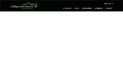 Desktop Screenshot of collegeinternationalmont-tremblant.com